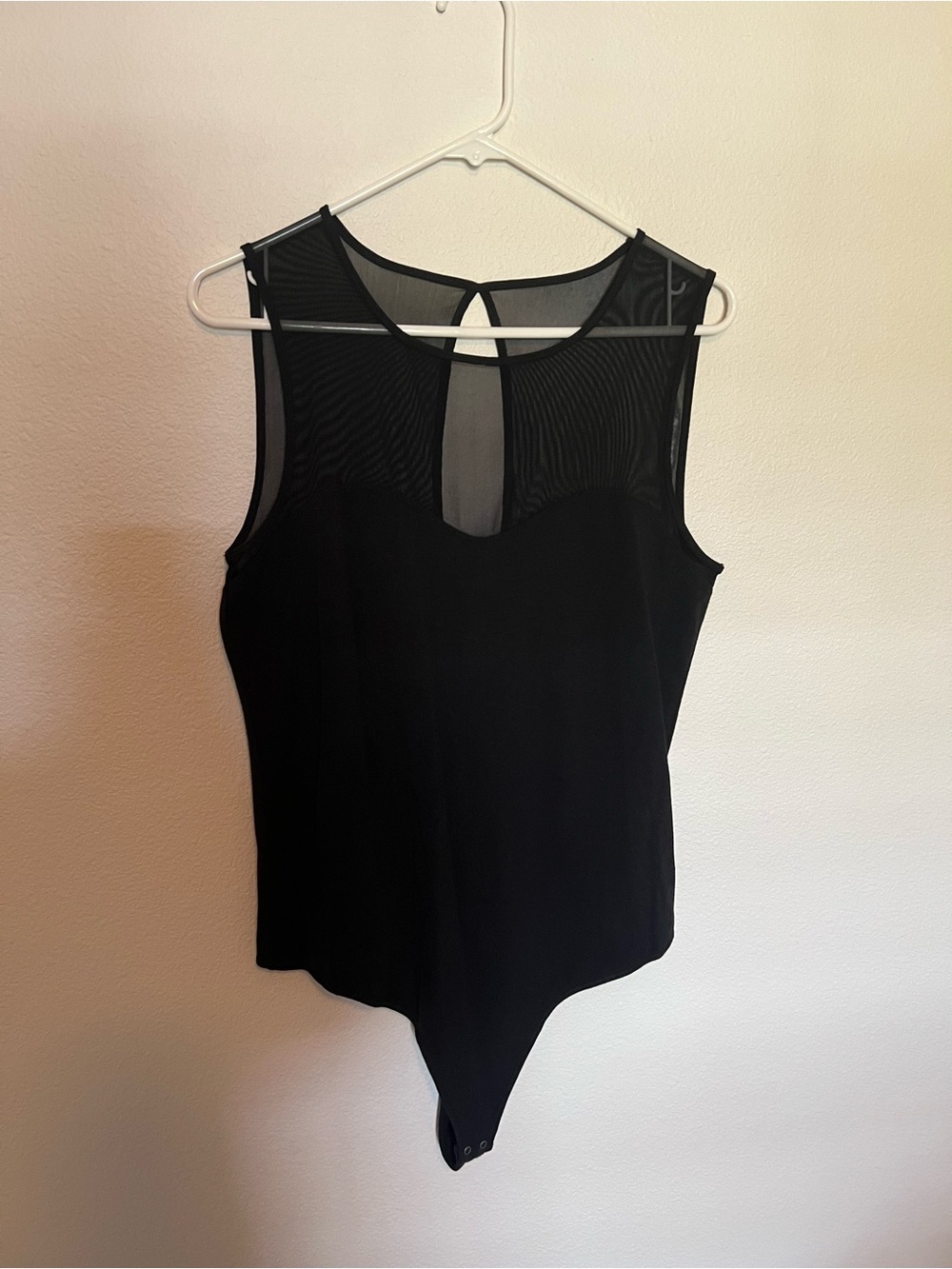 Abercrombie Black Sheer Bodysuit